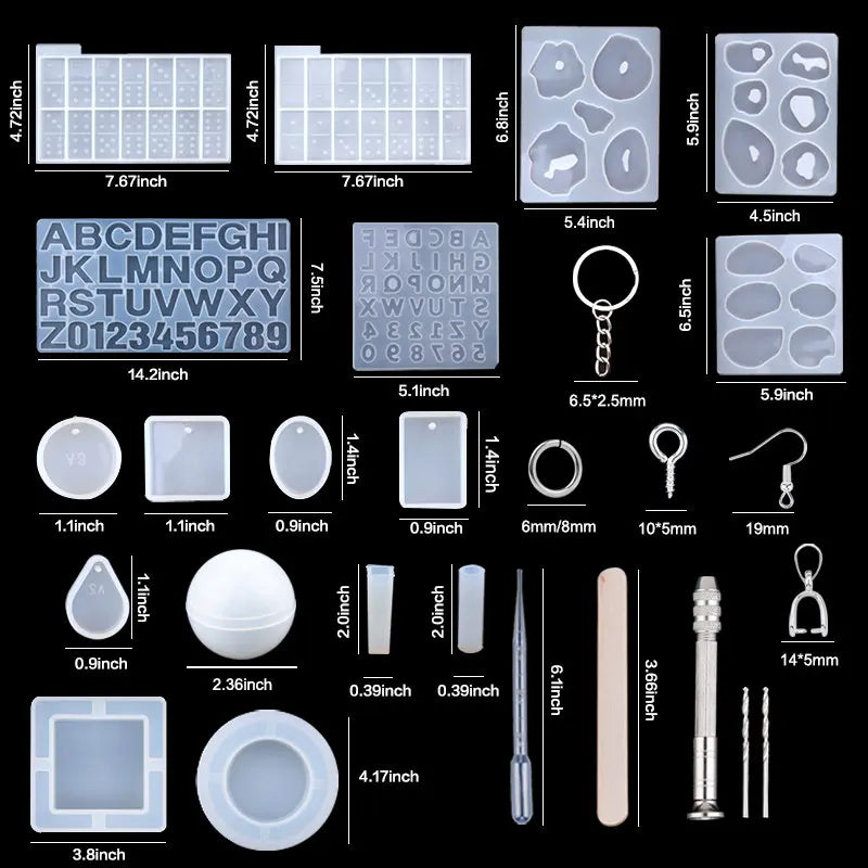 Silicone Resin Molds Kit