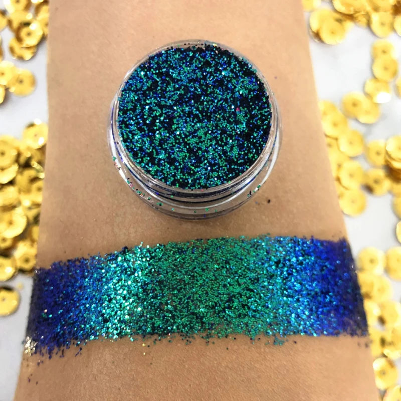 Cosmetic Colorful Aurora Chrome Chameleon Flakes Eyeshadow