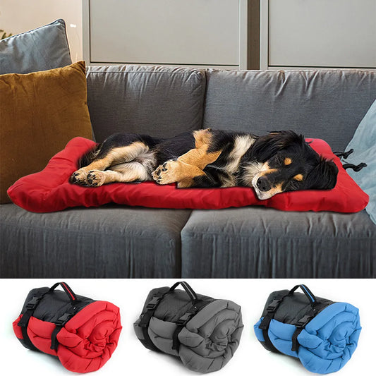 Portable Big Dog Bed Foldable Cushion Waterproof