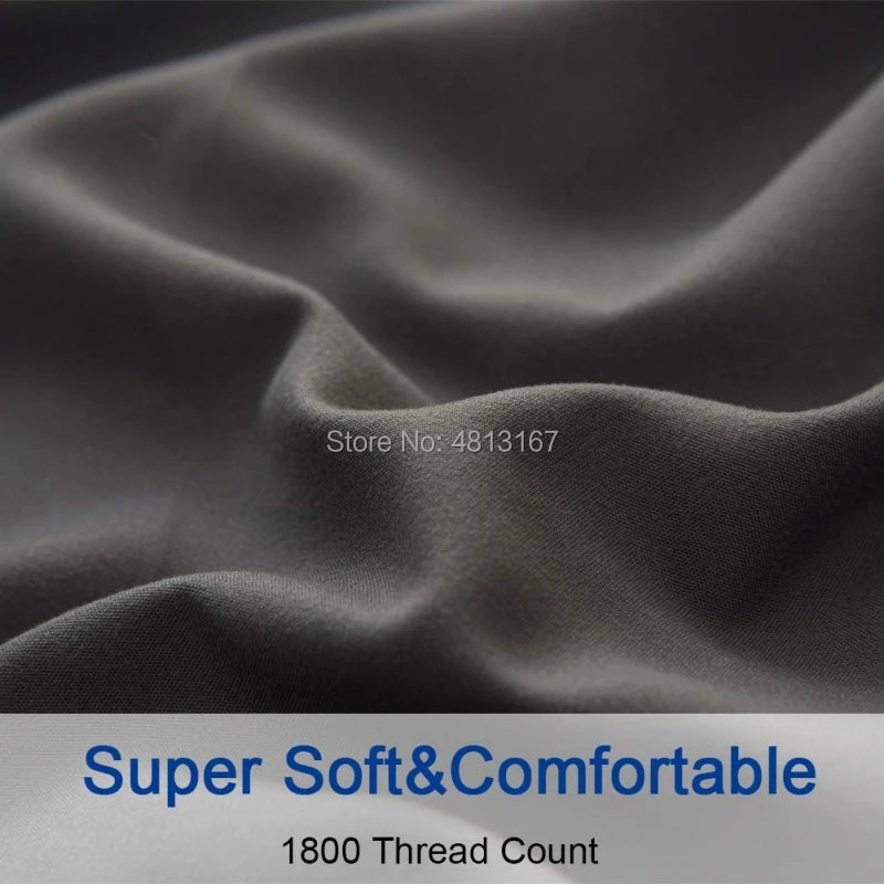 Soft Microfiber Bed Sheet Set 1800 Count