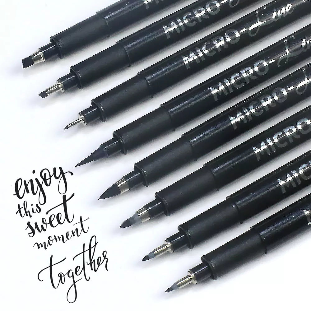 Calligraphy Hand Lettering Pens, Pigment Liner Micron Pen Set