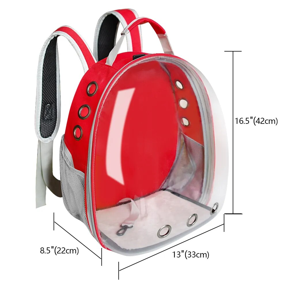 Cat Carrier Bag Breathable Transparent Puppy Cat Backpack