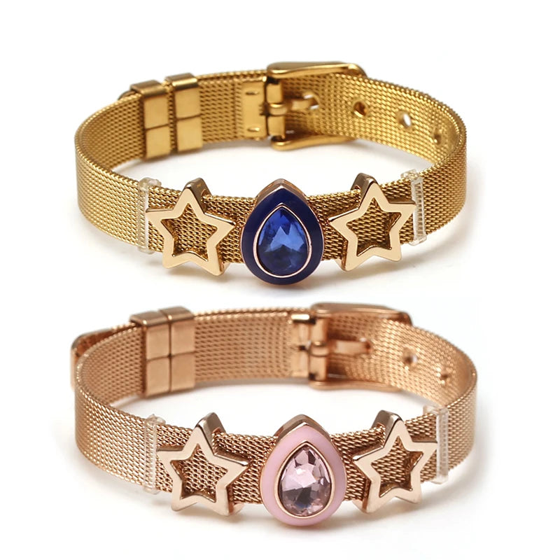 Two-tone Stainless Steel Bracelets