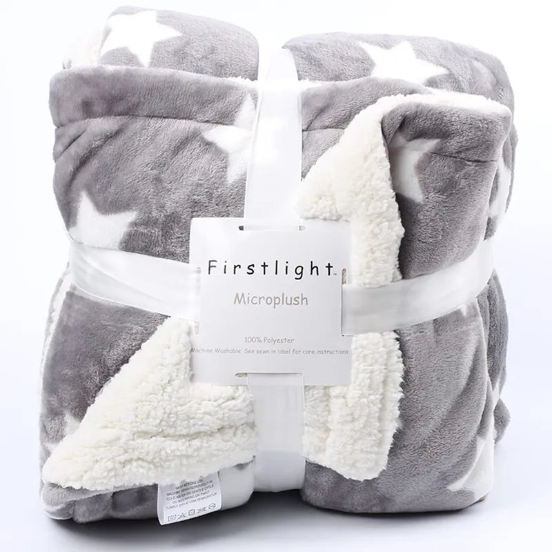 Weighted Flannel Fleece Blanket Winter Adult Soft Thick Sherpa