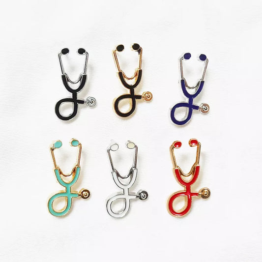 Doctors Nurses  Mini Stethoscope Brooches Pins