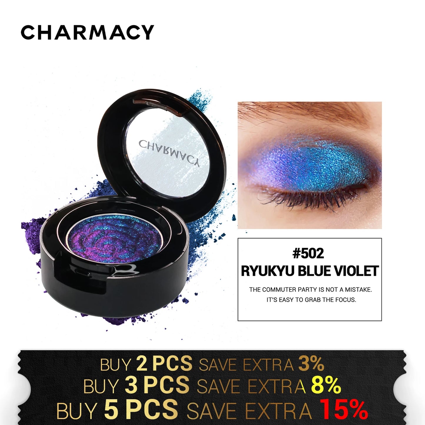 CHARMACY Chameleon Glitter Eyeshadow