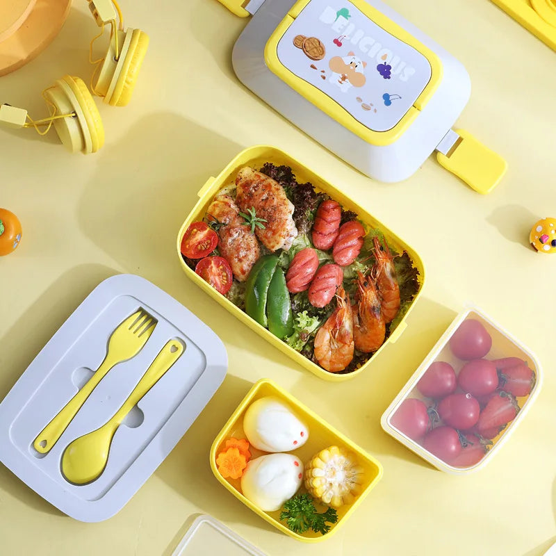 Cute Portable Lunch Box Kids