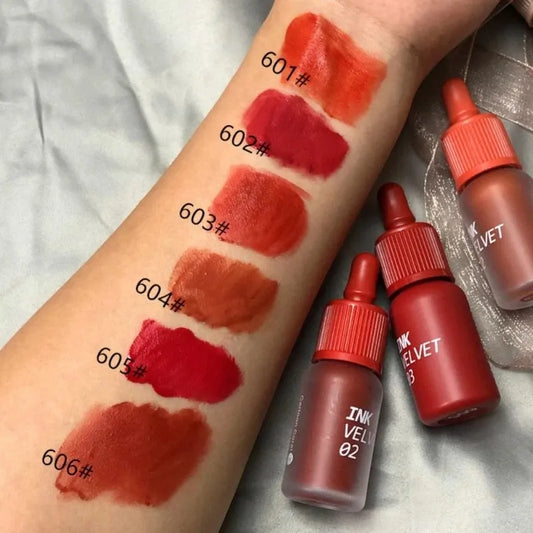 6 Colors Ink Velvet Matte Dyeing Lip Gloss Waterproof