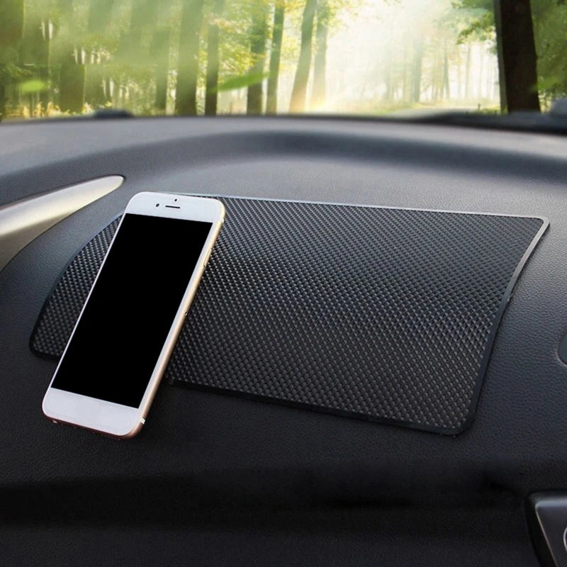 Black Car Dash Grip Mat Mobile Phone