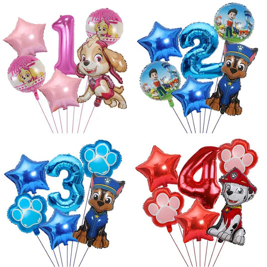 Paw patrol Dog balloon boy/girl Birthday party decoration