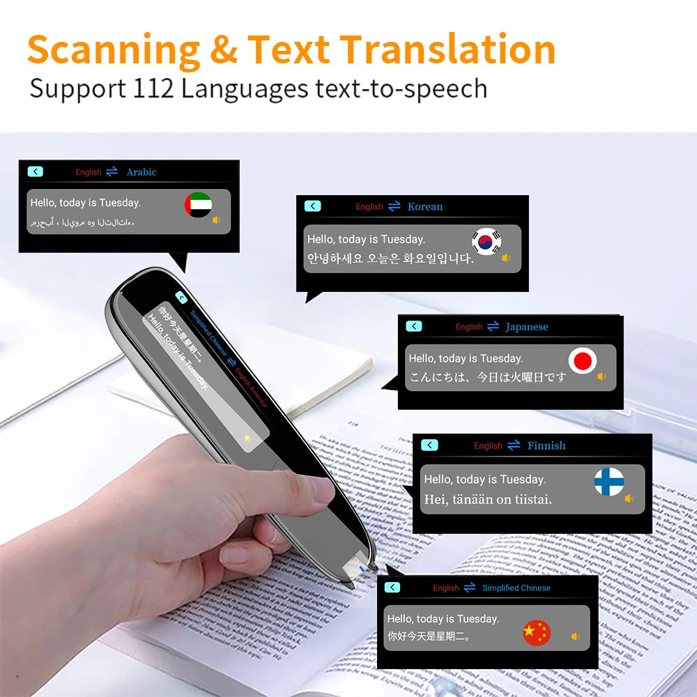 Translator and Reading Pen 112 languages