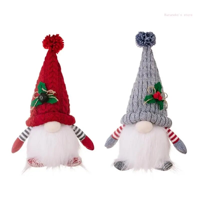 11" Lighted Christmas Gnomes Light Up Elf Holiday