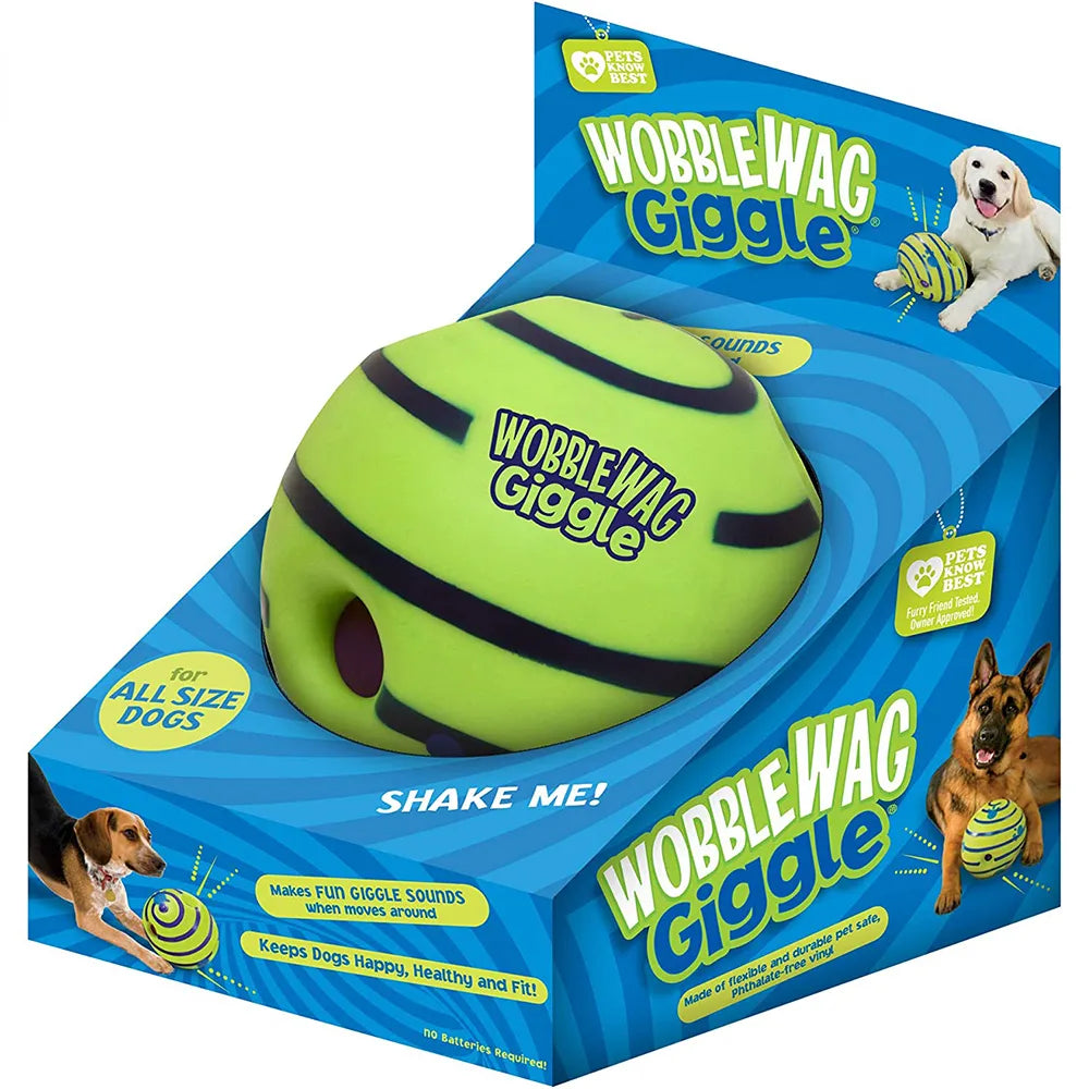 Wobble Wag Giggle Glow Ball dog
