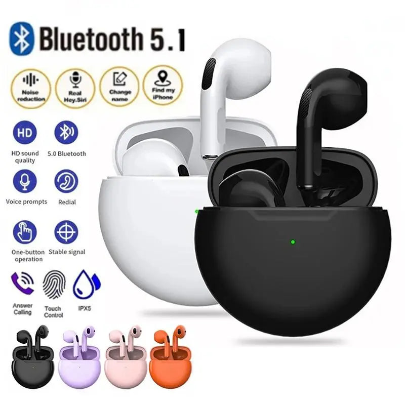 Air Pro6  Bluetooth Earbuds Wireless