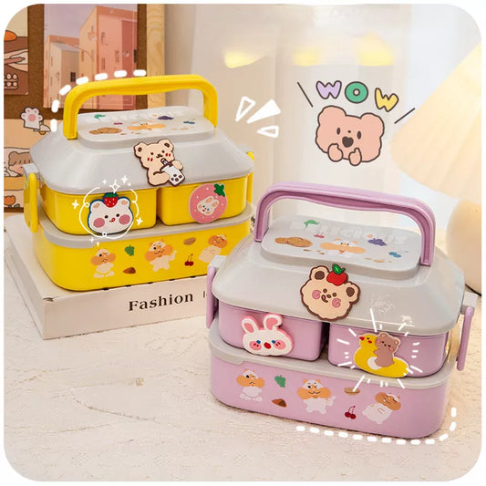 Cute Portable Lunch Box Kids