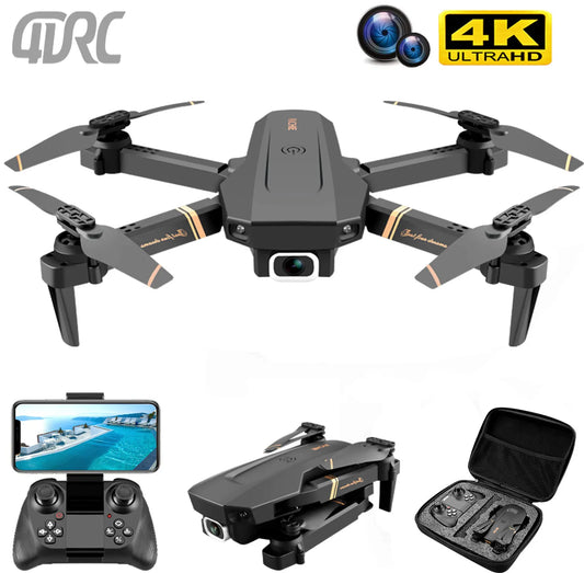 Drone 4K 1080P HD Wide Angle Camera WiFi Dual Camera Foldable