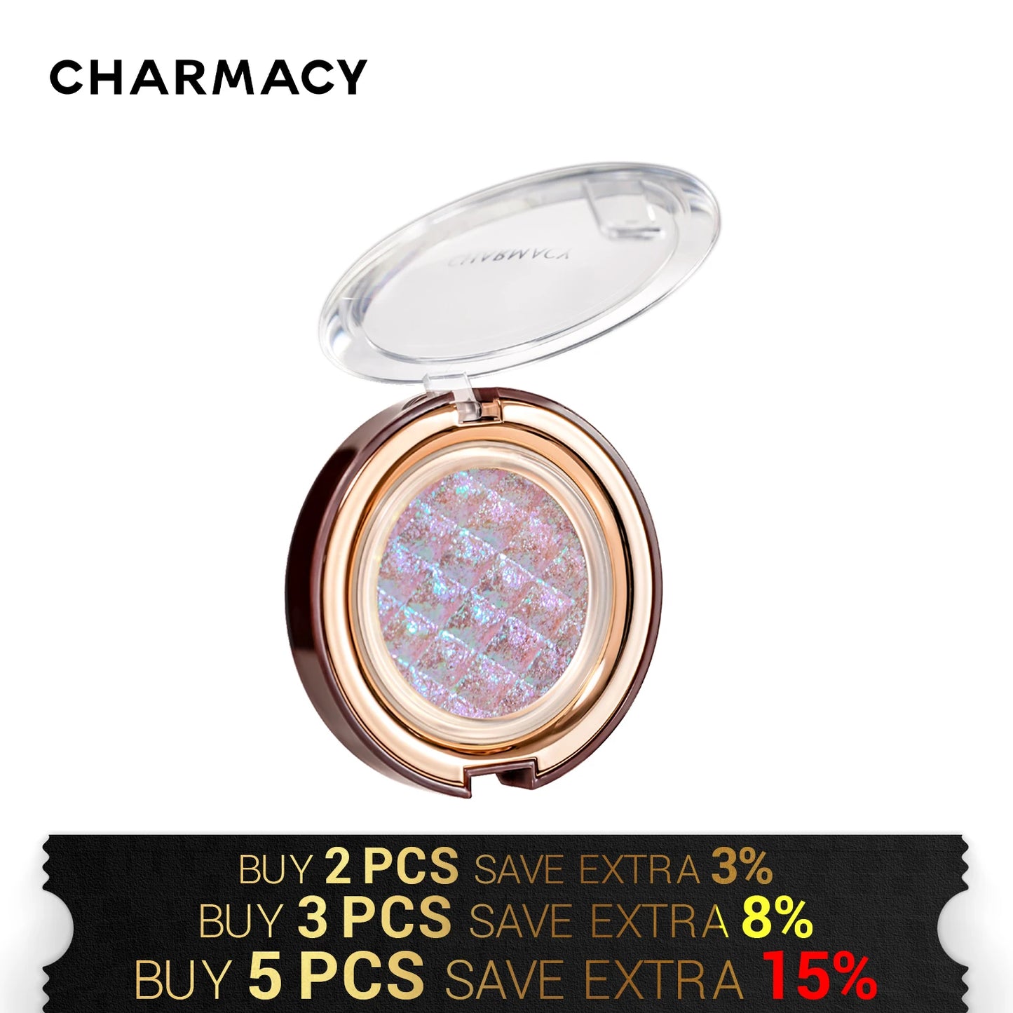 CHARMACY Shiny Eyeshadow Highlighter Make Up Contour