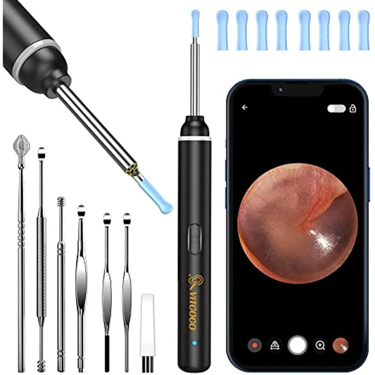 Ear Wax Removal Tool, 3mm Mini Visual Camera iPhone,Android